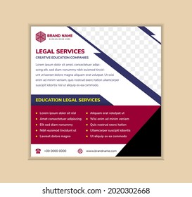 Design white square web banners for social media with diagonal shape place for photo. Square templates for publications and advertising.