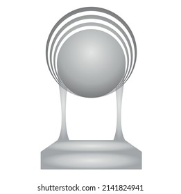 Design will be Vectorized of Trophy