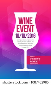 Design for wine event.