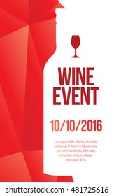 Design for wine event.