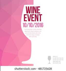 Design For Wine Event.