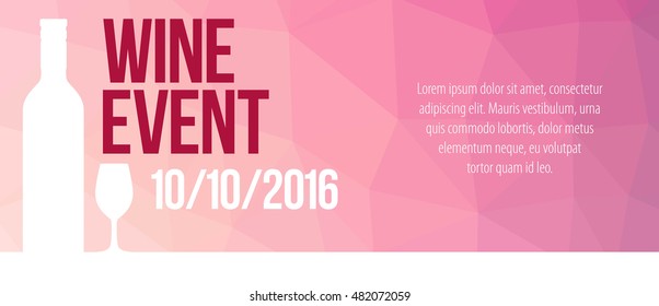 Design for wine event.