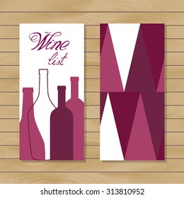 Design for wine event. Suitable for poster, promotional flyer, invitation, banner or magazine cover. Template list or wine tasting, poster, promotional flyer, invitation, banner or magazine cover. 