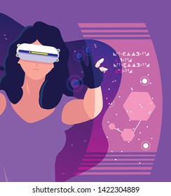 Design of woman using technology of augmented reality