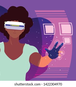 Design of woman using technology of augmented reality