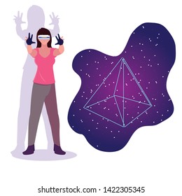 Design of woman using technology of augmented reality