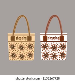 design of women's summer bag vector