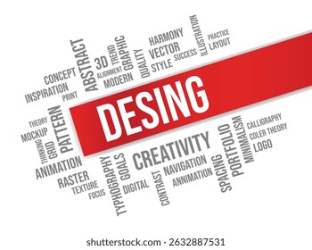 design word cloud - template