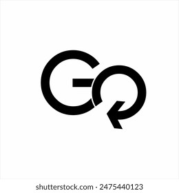 Design of the word go with the concept of going back with an illustration of the arrow symbol turning back on the letter O.