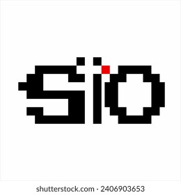 Design of the word "Sio" with a cross on the letter I.