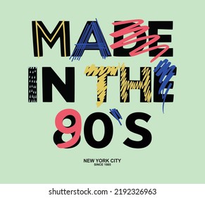 DESIGN WORDS COLORFUL VECTOR T SHIRT