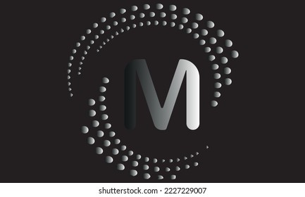 Design work of the letter M.