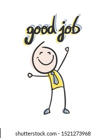 design of worker and good job message