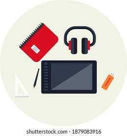 Design works ,illustration, vector on white background.