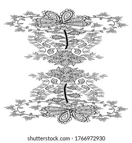 Design wrapping and gift paper, greeting cards, banner and posters design. White, black and gray on colors. Doodles pattern. Vector illustration. Sketch pattern Abstract cute background.
