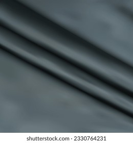 Design of wrinkled fabric, curtains look luxurious and classy