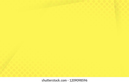 Design yellow geometric background halftone style.