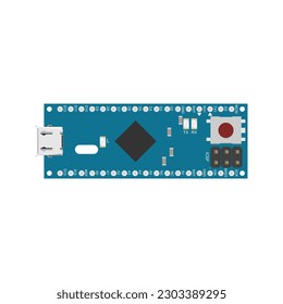 Design your innovative projects with the compact yet mighty Micro Microcontroller now available in vector eps format