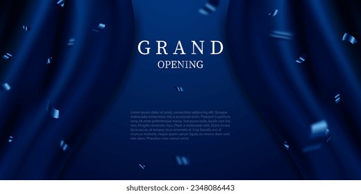 design your opening card with business banner template vector illustration