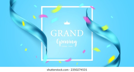 Design your opening card with elegant beautiful vector illustration. business banner templates