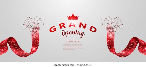 Design your opening card with vector illustrations. elegant business banner template