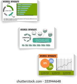 Design for your presentation, vector