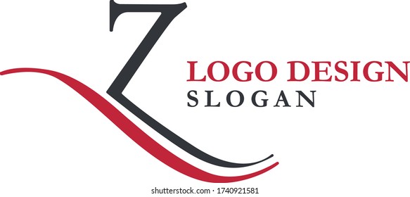 Design with Z logo. Creative monochrome monochrome emblem design template. Graphic alphabet symbol for luxury fashion corporate identity. Stylish vector element with letter Z logo