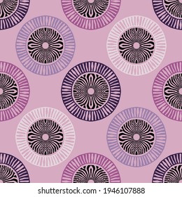 Design with Zebra stripes. Ethnic boho ornament. Seamless background. Tribal motif. Vector illustration for web design or print.