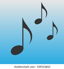 The designation of a music file. A note in music