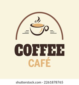 A DESIGNE LOGO OF COFFEE AND BAKERY CAFE OR SHOP