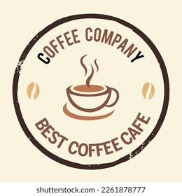 A DESIGNE LOGO OF COFFEE AND BAKERY CAFE OR SHOP