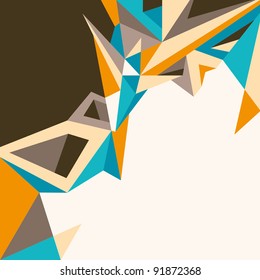 Designed abstract illustration. Vector illustration.
