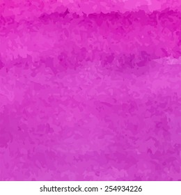 Designed abstract watercolor background, design element. Pink watercolor square.