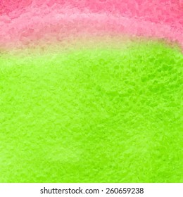 Designed abstract watercolor background, design element,green and red watercolor square.