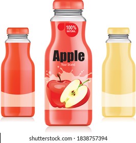 Diseñado para botellas de zumo de manzana