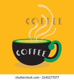 A designed coffee sign is good for energizing your creation.