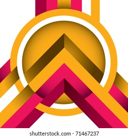 Designed futuristic background with abstraction. Vector illustration.
