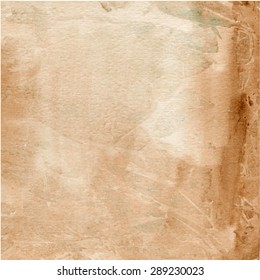 Designed grunge paper texture, watercolor background. Vector eps10