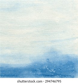 Designed grunge paper texture, watercolor background. Vector eps10