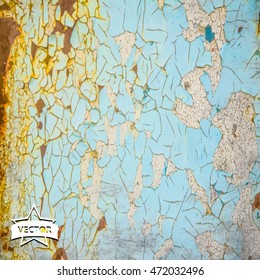 Designed grunge texture, vector background