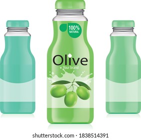 Diseñado para botellas de zumo de oliva