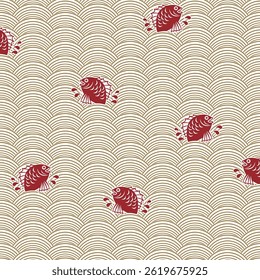 Designed with sea bream and infinite waves,