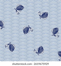 Designed with sea bream and infinite waves,