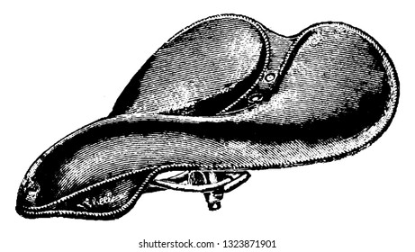 It is designed to support the rider's back, usually in a semi-reclined position. It is usually made up of leather or rubber. Its edge is slightly made upward. Bicycle Accessories 1900.