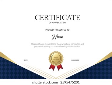 I designed a template to be used for certificates, awards, and diplomas.