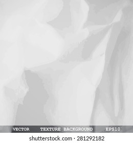Designed texture of crumpled paper - Vector background