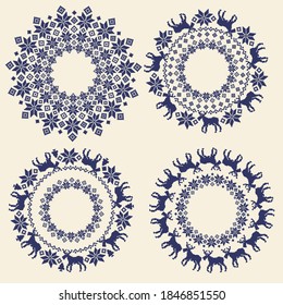 I designed a traditional Nordic patterns,