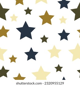 Designed for wallpaper, textile, wrapping, fabric.   Vector Holiday and Birthday Party Design Festive Stars Wallpaper.
