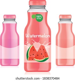 Designed for watermelon fruit juice bottles