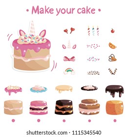 Designer cakes for games and applications. Make your cake